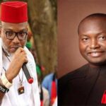 Senator Uba seeks court order to visit Nnamdi Kanu in DSS custody