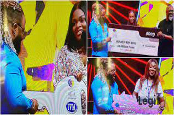 BBNaija: Whitemoney receives N30m cash prize, car, house