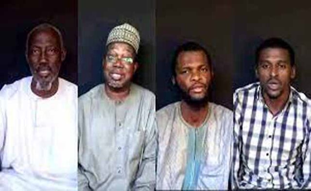 Boko Haram release the Video of four Abducted Victims 
