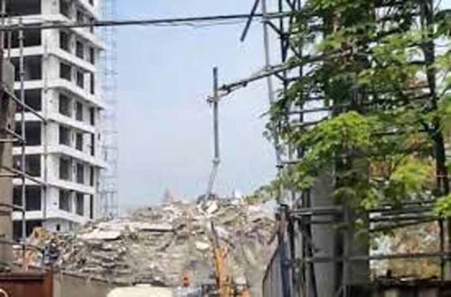 Ikoyi Building: RCCG Pastor and his 22 Staff allegedly trapped in Debris