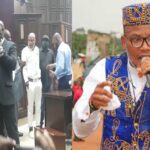 Nnamdi Kanu confronts DSS officials over refusal to allow legal team to access court