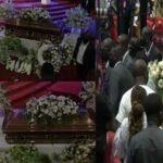 Photos and video from the funeral service of Pastor Nomthi Odukoya, wife of Lagos pastor Taiwo Odukoya