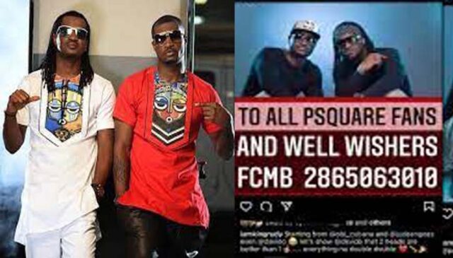 Let’s show Davido two heads better than one – Paul tells Psquare fans