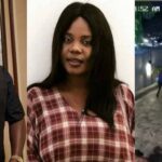 CCTV footage of how lady who died at Obi Cubana’s collapsed (Video)