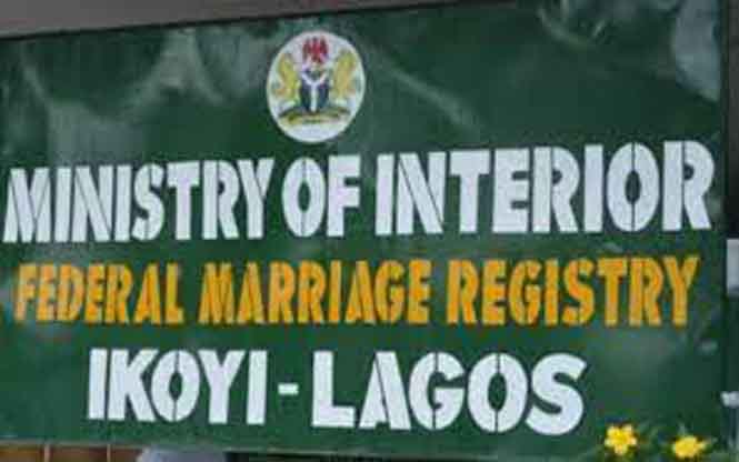 Court declares all marriages conducted by the Ikoyi Marriage Registry, others, illegal and invalid