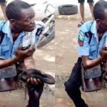 Drunk policeman in viral video arrested in Osun