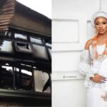 Ex-beauty queen cries out after her home was set ablaze by gunmen and her father, an Imo traditional ruler, was abducted.