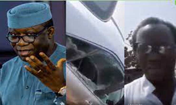 Ekiti state government launch investigation into alleged brutalization of a motorist by security aides attached to Gov Fayemi's convoy