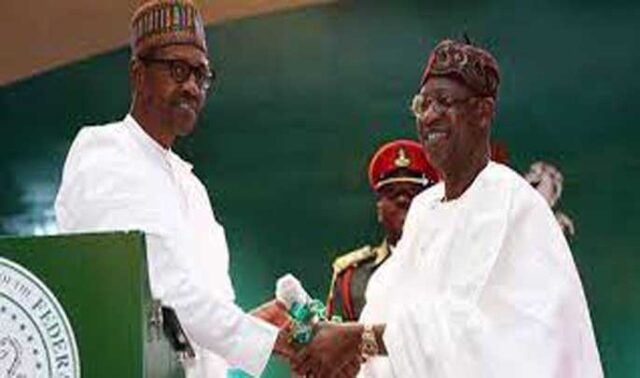 Lai Mohammed raised a Formidable information machinery that went a long way in bringing change in the country - Buhari Felicitates with Lai Mohammed on 70th Birthday 