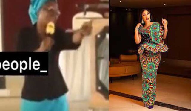 Female Preacher claims Tonto Dikeh has gone far in the Spirit world and is not a human being by birth (Video)