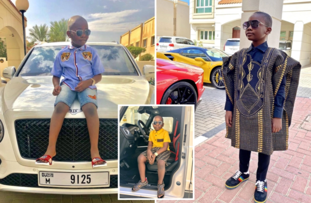 Mompha's Son featured on UK's The Sun described as World's youngest Billionaire who owned first Mansion at Age six and has a fleets of super cars