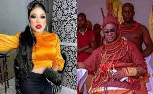 Crossdresser Bobrisky issues an apology after she asked Oba of Benin to marry him