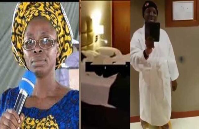 Reactions as alleged viral Mummy G.O grooves in a hotel in Dubai, flaunts luxury wardrobe (Video)