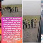 Nollywood actress, Uche Elendu escapes d8ath as plane crash lands