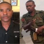 Police parades Edo police officer who assaulted and sh0t at travelers in viral video