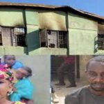 Aggrieved locals set school Hanifa attended ablaze after she was abducted and killed by school's proprietor