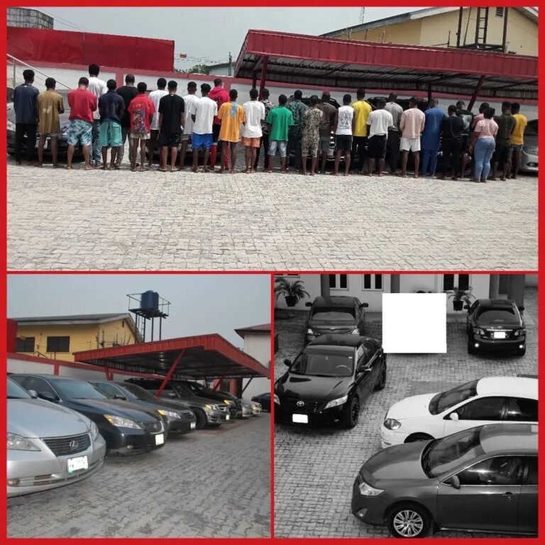 EFCC Arrests 42 Suspected Internet Fraudsters in Asaba