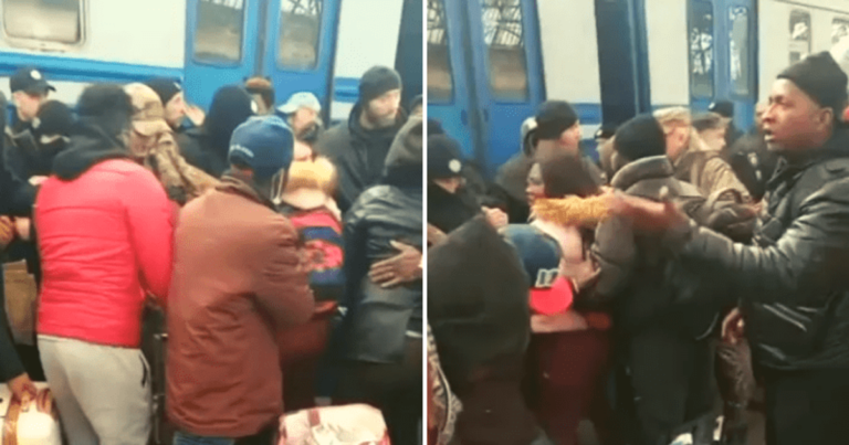 Africans refused entry into train taking people from Ukraine to Poland