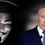 Hacking Group ''Anonymous'' declares cyber war against Vladimir Putin's government before taking down Website of Russian TV Channel RT