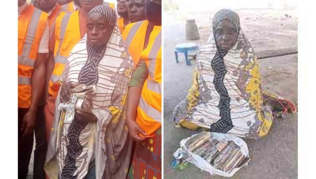 Beggar arrested with N500k, $100 cleared of wrongdoing. How she made the money revealed