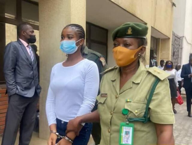 Chidinma Ojukwu picture in court as trial for the murder of Super TV CEO Resumes