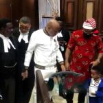 DSS Explain why Nnamdi Kanu can't be allowed to wear cloths insignia of a Lion's head, says it ''offends the standard operating Procedure''