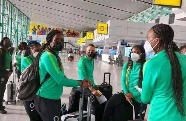 Super Falcons stuck in Abuja airport for over four hours after arriving from their AWCON qualifier