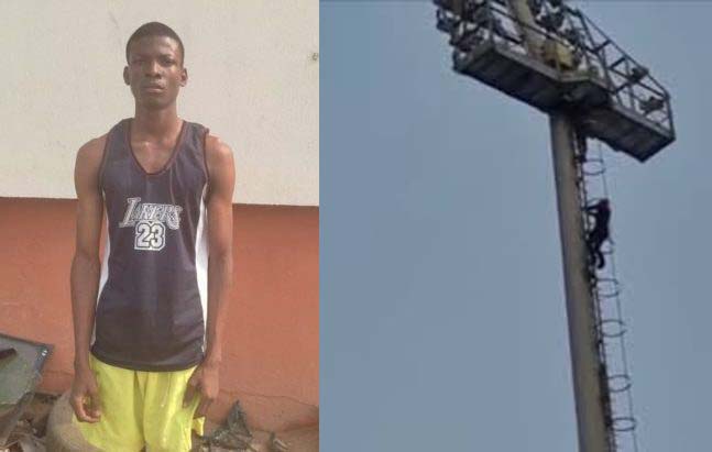 Why I climbed UJ Esuene stadium’s flood light — 24-yr-old student