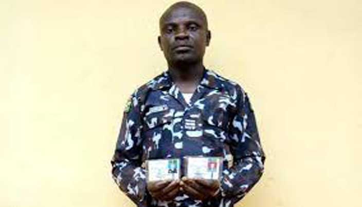 Fake police inspector who extorts residents arrested in Ogun State