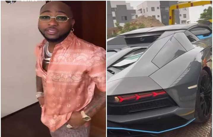 Davido Takes Delivery Of Lamborghini