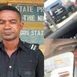 Lagos police arrest Inspector captured in viral video har#ssing motorist over tinted glass permit