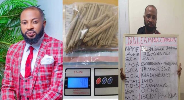NDLEA arrests Church General Overseer with 54 sticks of drugs wrapped around his body