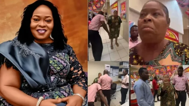 Actress, Toyin Tomato, storms Ibadan Shoprite after officials accused her daughter of shoplifting