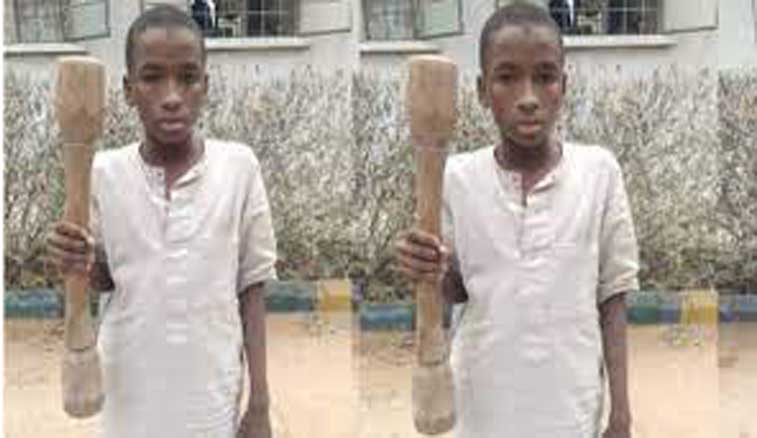 Teen boy arrested for using a pestle to sm@sh his relative to de@th after stealing her phones