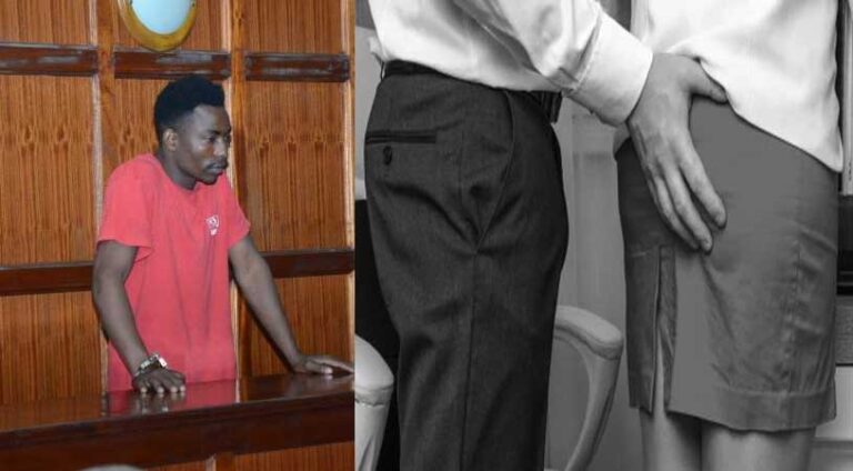 Man arraigned in Court for touching a woman's buttocks