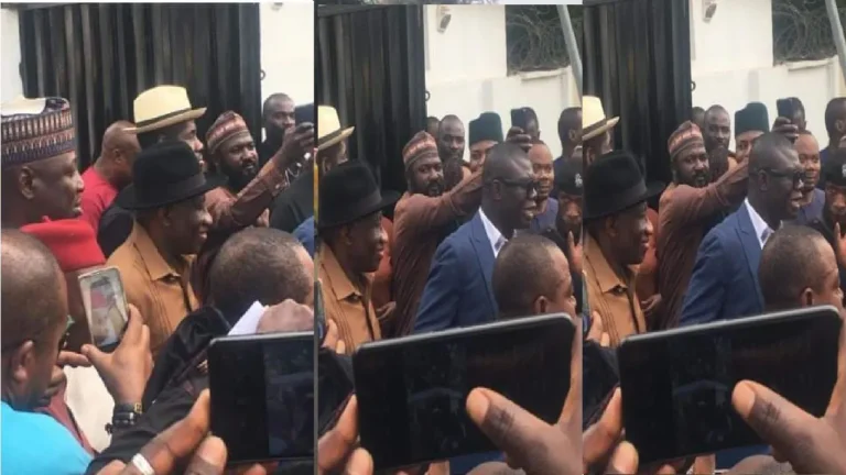 Breaking: I cannot tell if I’m contesting, political process ongoing, watch out, Jonathan tells protesters