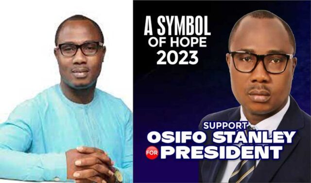 2023 Presidency: I need just one term in office to fix Nigeria - Stanley Osifo -OsmekNews