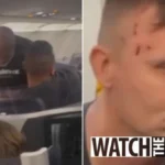 Mike Tyson punches man on Plane repeatedly