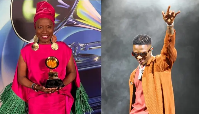 Wizkid finally celebrates Angelique Kidjo on her Grammy win