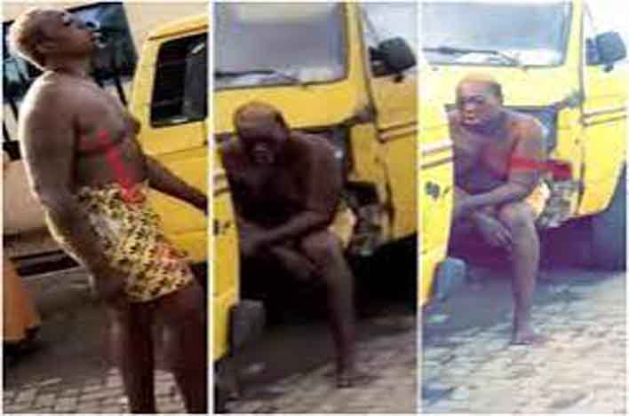 Crossdresser beaten up at Lagos motor park