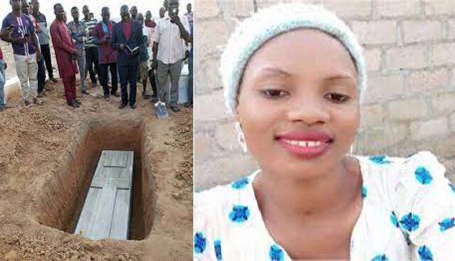 BREAKING: Remains of late Deborah Samuel buried amid tears