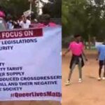 "Focus on Injustice and insecurity " - Transgender community in Abuja holds public protest against FG