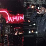 PHOTOS: Burna Boy performs inside rain in Tobago