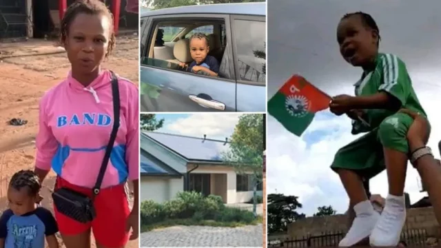 Little girl who joined Obidient rally reportedly gets scholarship, mum receives new house