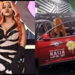 Moment BBNaija season 7 winner, Phyna receives her N50m cheque, car, others