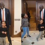 PHOTOS: Son shares photos of Tinubu with grandchildren