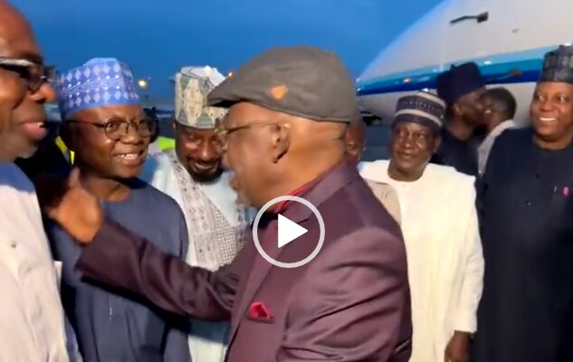 [VIDEO] Breaking! Tinubu arrives Abuja