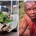 Mob brut@lises and sets two alleged POS robbers ablaze in Enugu