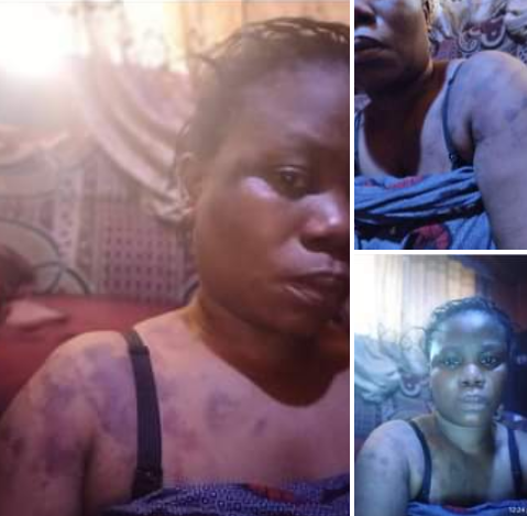 Nigerian Woman bails her Abusive Unemployed Husband out of jail after been arrested for beating her to Pulp