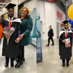 Governor David Umahi's son graduates with a Master's in degree UK University